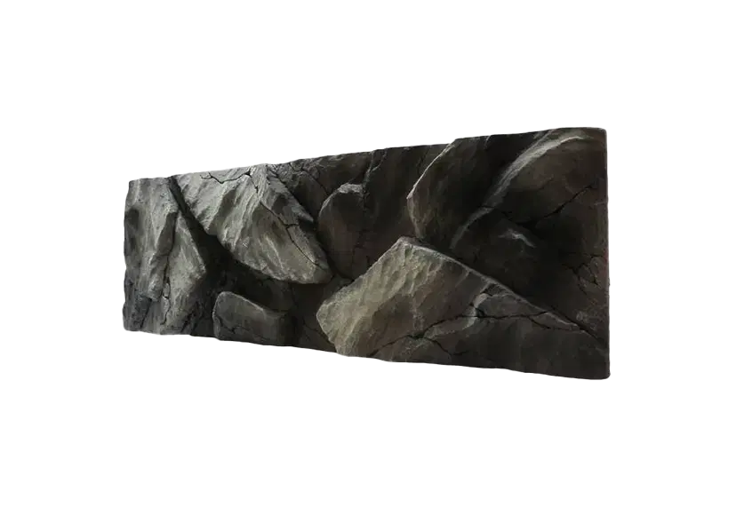 A 1 - Slim Rocky Aquarium Background