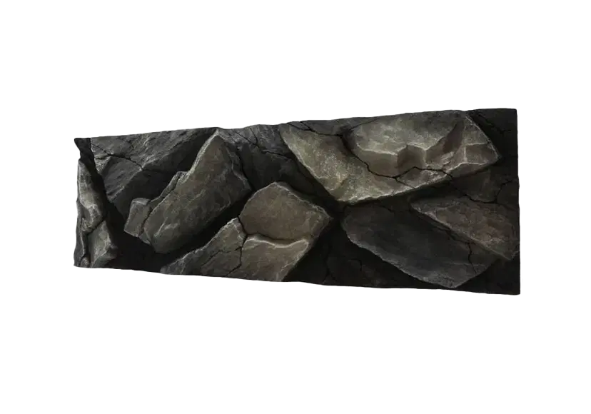 A 4 - Slim Rocky Aquarium Background