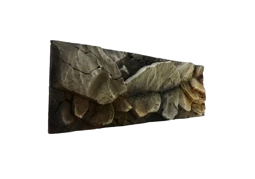 A 9 - Slim Rocky Aquarium Background